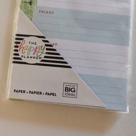 NWT Happy Planner All Star Schedule 60 pg Classic Half Sheet Weekly Filler Paper - Picture 4 of 7